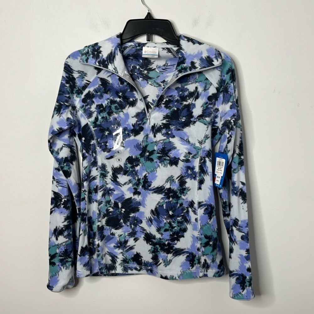 Columbia Artic Air Printed Quarter Zip Fleece Pullover NWT
